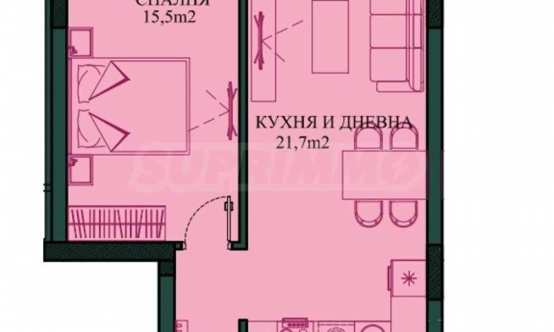 Te koop  1 slaapkamer Sofia , Malinova dolina , 73 m² | 16942961 - afbeelding [2]