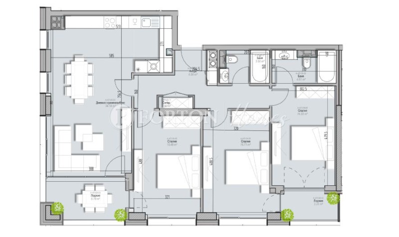 Продава 4-СТАЕН, гр. София, Кръстова вада, снимка 4 - Апартаменти - 52812846
