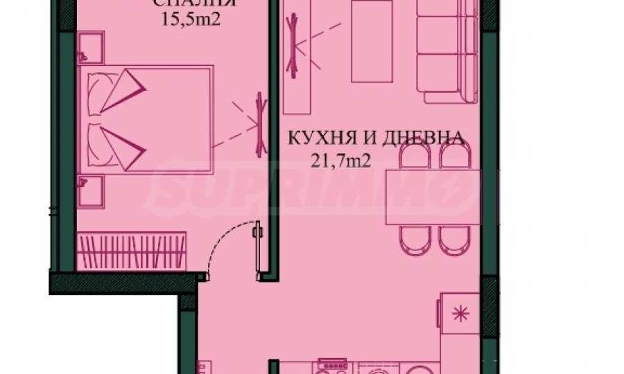 Продава 2-СТАЕН, гр. София, Малинова долина, снимка 2 - Апартаменти - 43022885