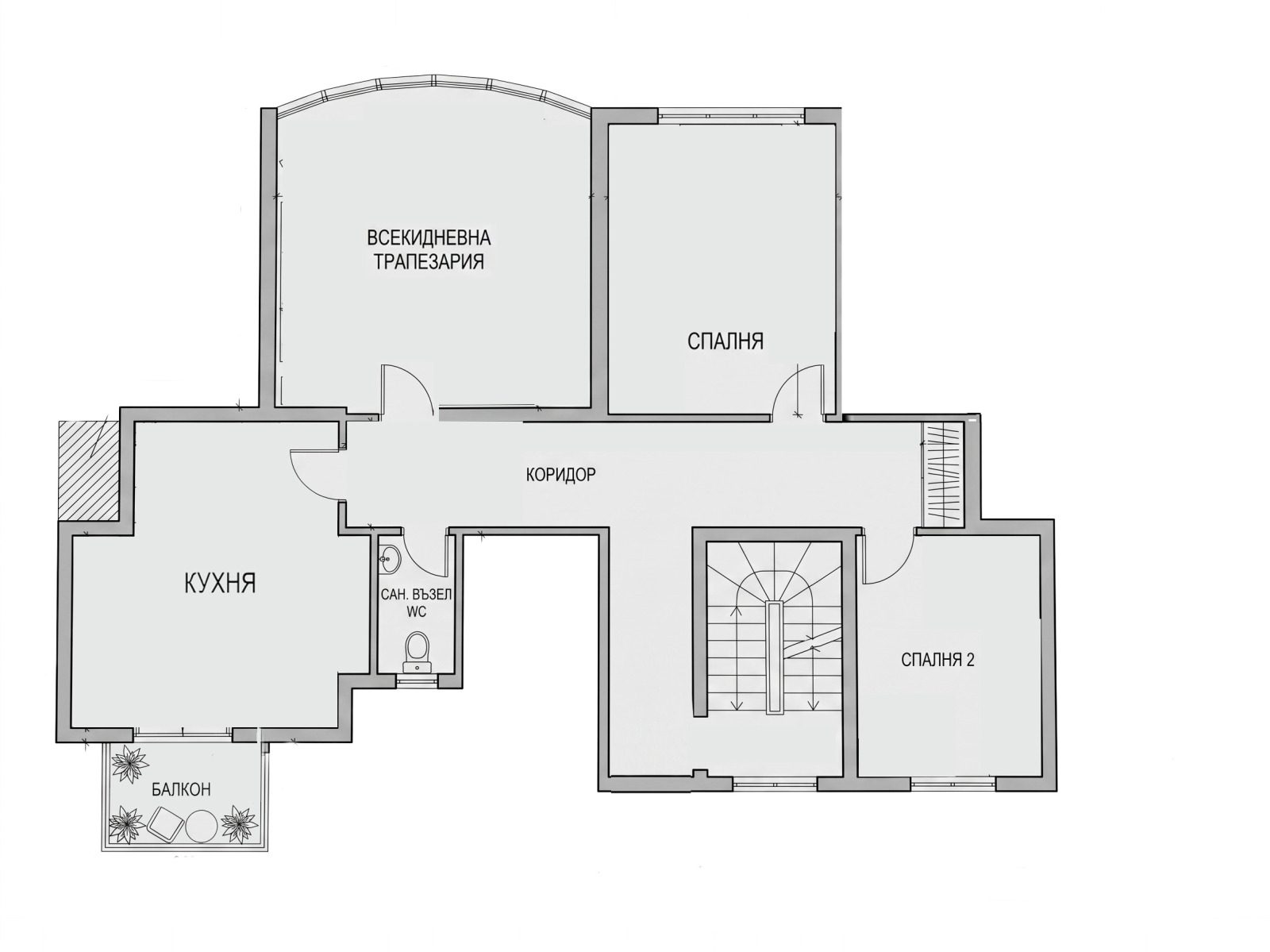 Продава 4-СТАЕН, гр. Варна, Гръцка махала, снимка 17 - Апартаменти - 54619155