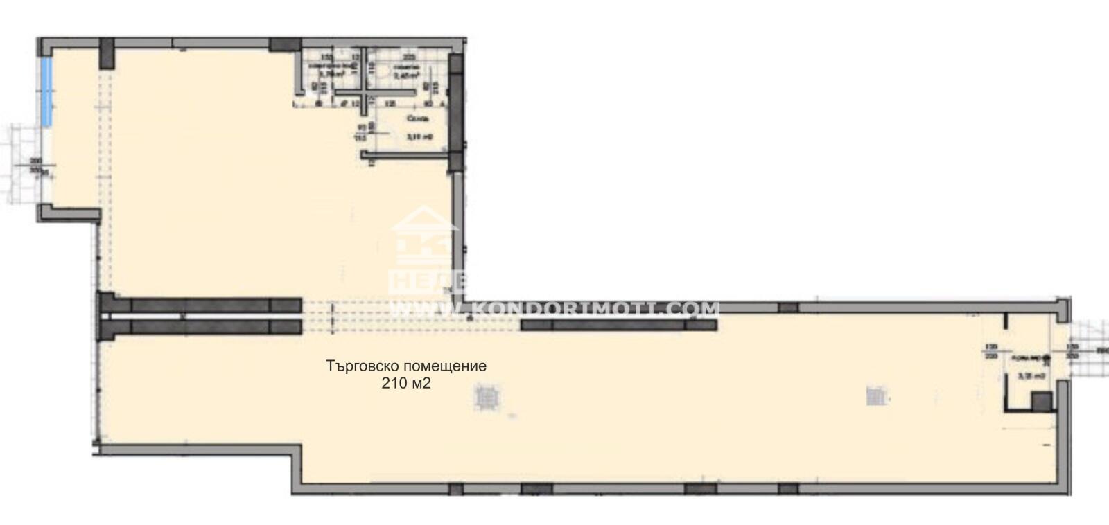 Продава МАГАЗИН, гр. Пловдив, Тракия, снимка 2 - Магазини - 53971060