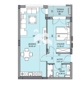 1 dormitor Gagarin, Plovdiv 2