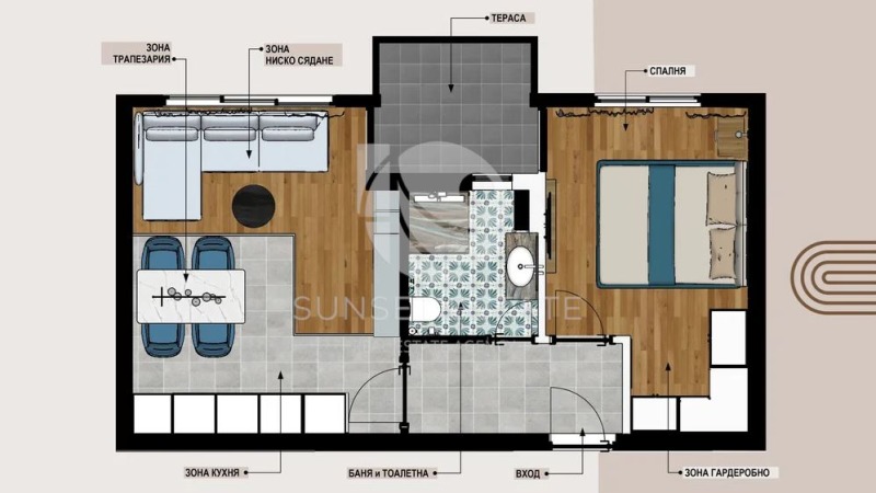 For Sale  1 bedroom Burgas , Bratya Miladinovi , 51 sq.m | 82014662 - image [3]