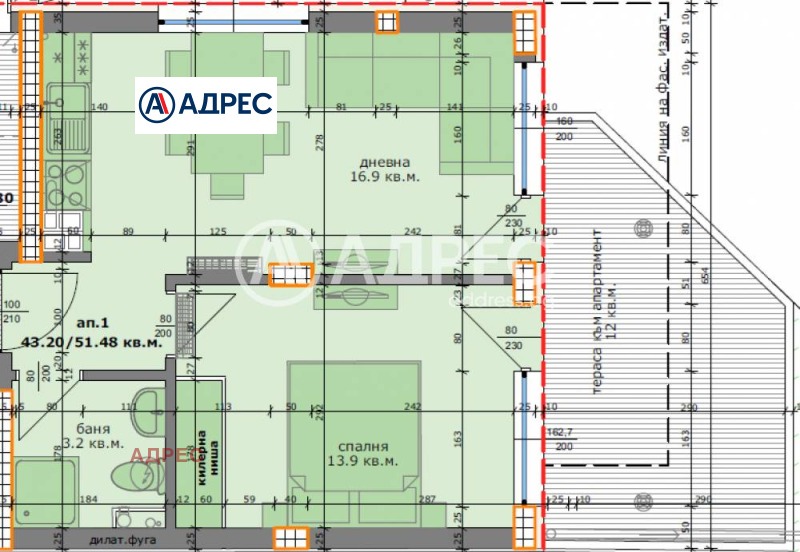 Продава 2-СТАЕН, гр. Варна, Левски 1, снимка 4 - Апартаменти - 52524411