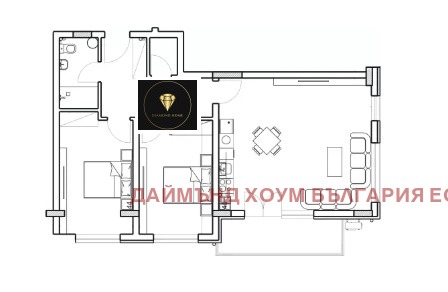 Продава 3-СТАЕН, гр. Пловдив, Младежки Хълм, снимка 2 - Aпартаменти - 47417941