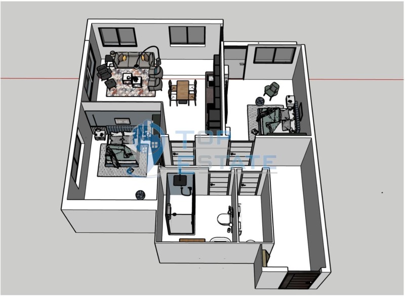 Till salu  2 sovrum Veliko Tarnovo , Buzludja , 95 kvm | 72671939 - bild [2]