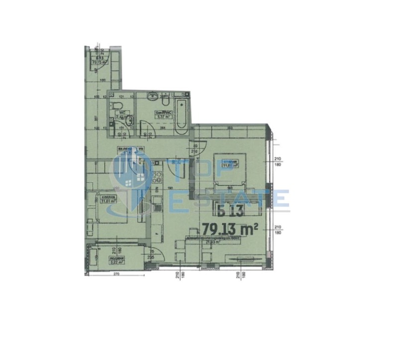 Till salu  2 sovrum Veliko Tarnovo , Buzludja , 95 kvm | 72671939 - bild [5]