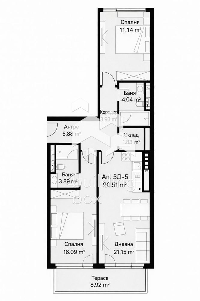 Продава 3-СТАЕН, гр. София, Банишора, снимка 15 - Апартаменти - 55662250