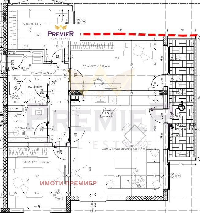 Продава 4-СТАЕН, гр. Варна, Изгрев, снимка 2 - Апартаменти - 53021322
