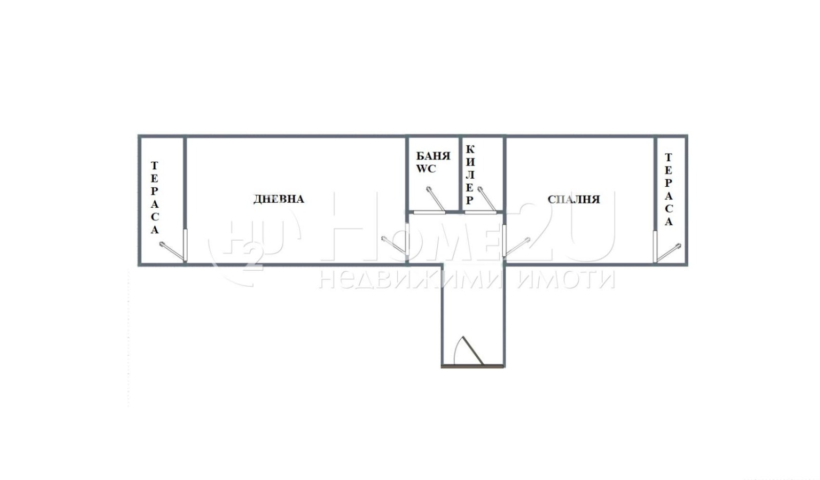 Продава 2-СТАЕН, гр. Варна, Галата, снимка 10 - Апартаменти - 54194089