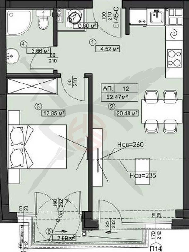 Продава  2-стаен град София , Левски , 65 кв.м | 41184127