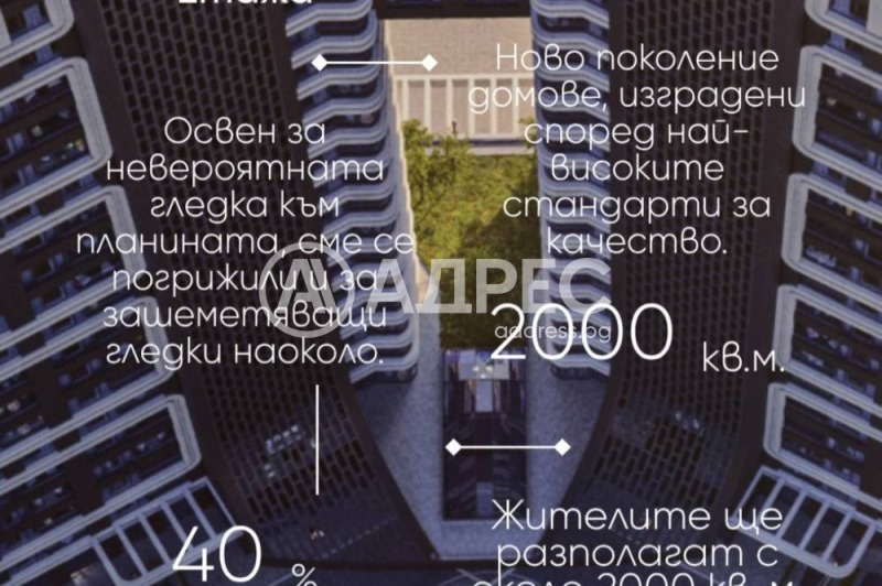 Til salgs  1 soverom Sofia , Krastova vada , 80 kvm | 59515957 - bilde [3]