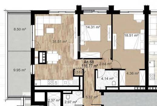 Продава 3-СТАЕН, гр. София, Център, снимка 15 - Апартаменти - 53604672