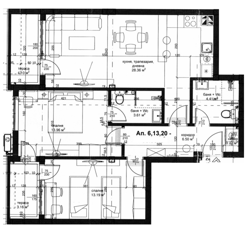 Продава 3-СТАЕН в град Пловдив, Кършияка - 103 кв.м / 143 580 € » 280 818.07 лв., АЛФА РИЪЛ ЕСТЕЙТ ГРУП
