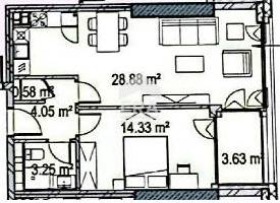 Продава 2-СТАЕН, гр. София, Дружба 1, снимка 3 - Апартаменти - 55308230