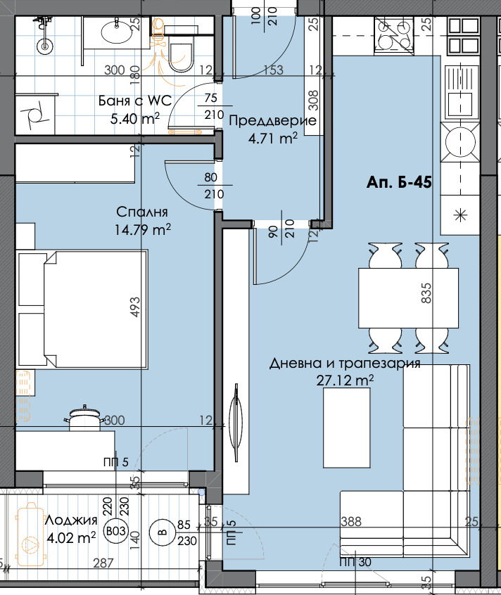 À venda  1 quarto Plovdiv , Karchiiaka , 78 m² | 14734974 - imagem [2]