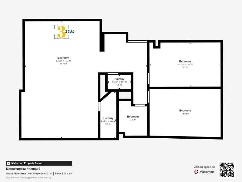 In vendita  2 camere da letto Sofia , Manastirski livadi , 134 mq | 58022813 - Immagine [3]