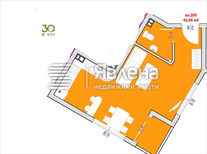 Продава 1-СТАЕН, гр. Бяла, област Варна, снимка 3 - Апартаменти - 55437470