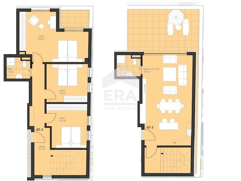 Продава МЕЗОНЕТ, гр. София, в.з.Киноцентъра 3 част, снимка 10 - Aпартаменти - 47922521