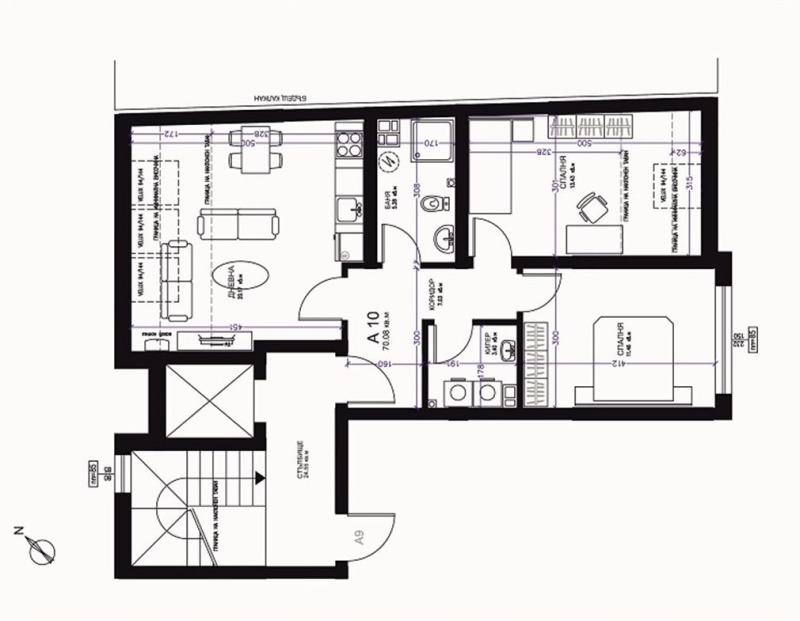 Продава 3-СТАЕН, гр. Пловдив, Съдийски, снимка 8 - Aпартаменти - 47663408