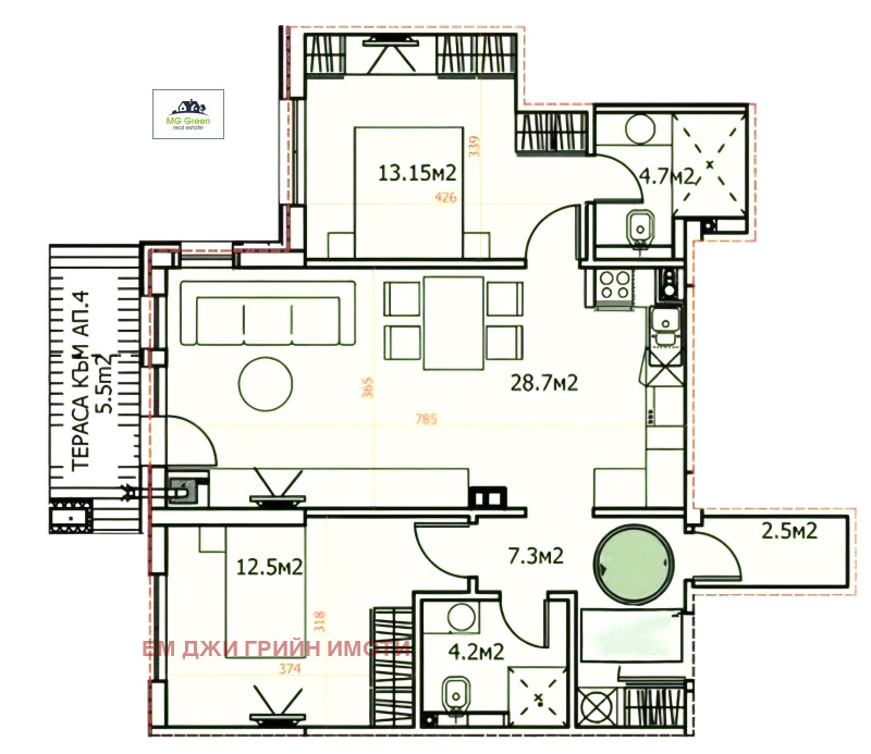 À vendre  2 chambres Sofia , Dragalevtsi , 99 m² | 92263166