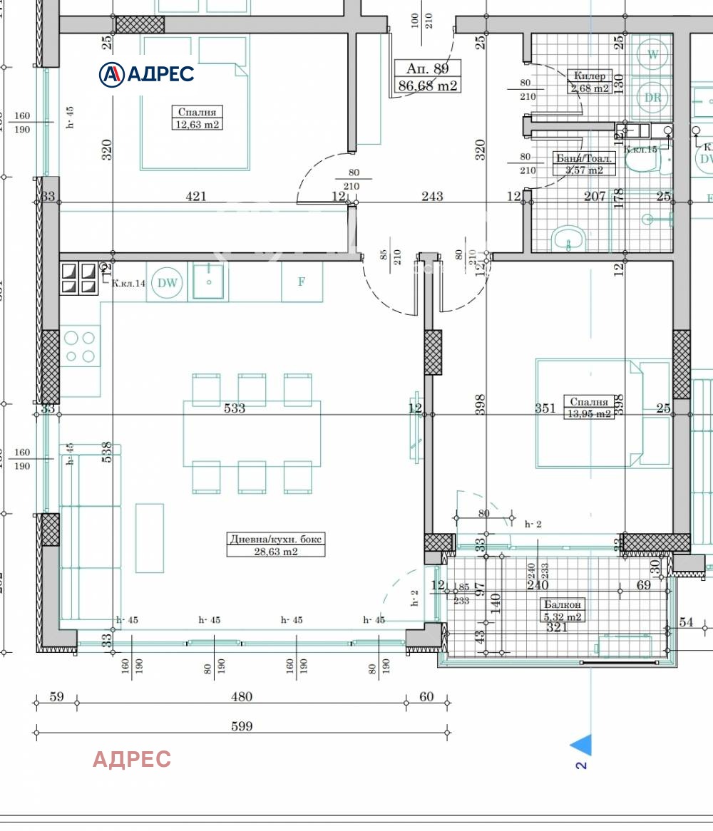 Продава 3-СТАЕН, гр. Варна, Победа, снимка 4 - Апартаменти - 53708053