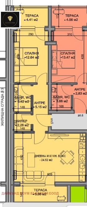 Satılık  1 yatak odası Plovdiv , Yujen , 82 metrekare | 48715593 - görüntü [2]