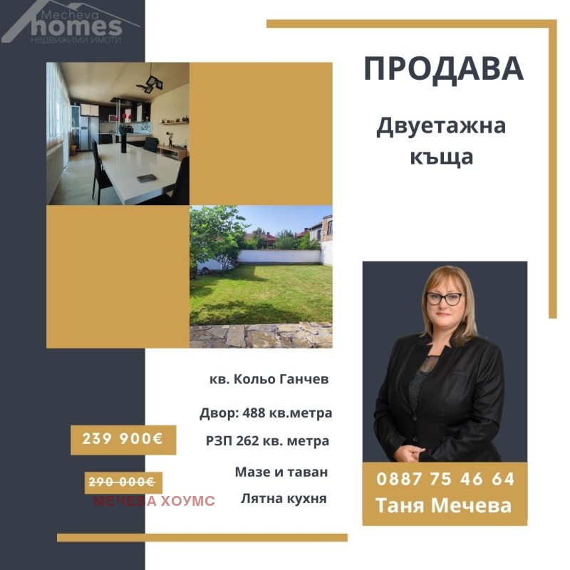 На продаж  Будинок Стара Загора , Кольо Ганчев , 262 кв.м | 79602551