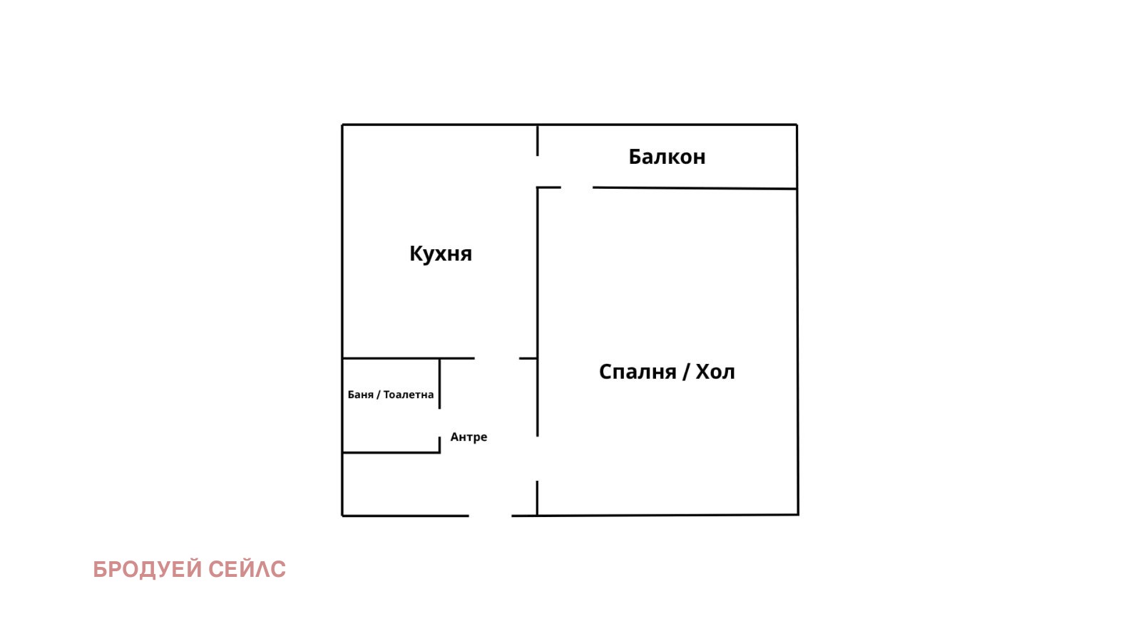 Продава 1-СТАЕН, гр. София, Дружба 2, снимка 2 - Апартаменти - 54364307