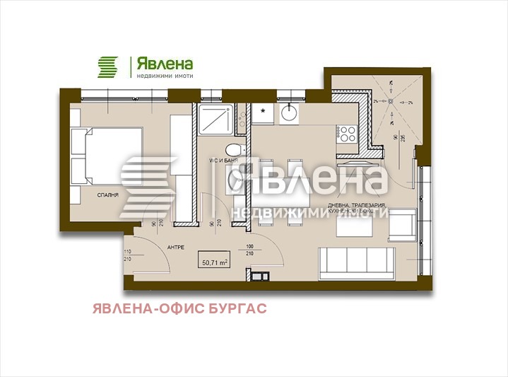 Продава 2-СТАЕН, гр. Поморие, област Бургас, снимка 2 - Aпартаменти - 48216713