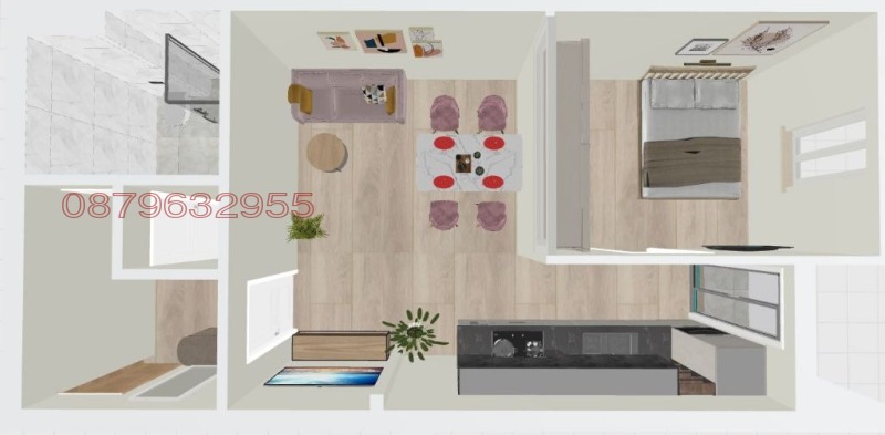 In vendita  1 camera da letto Sofia , Zona B-18 , 51 mq | 88667772 - Immagine [12]
