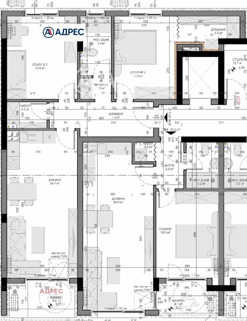 Продава 3-СТАЕН, гр. Варна, Владислав Варненчик 1, снимка 4 - Апартаменти - 52082303