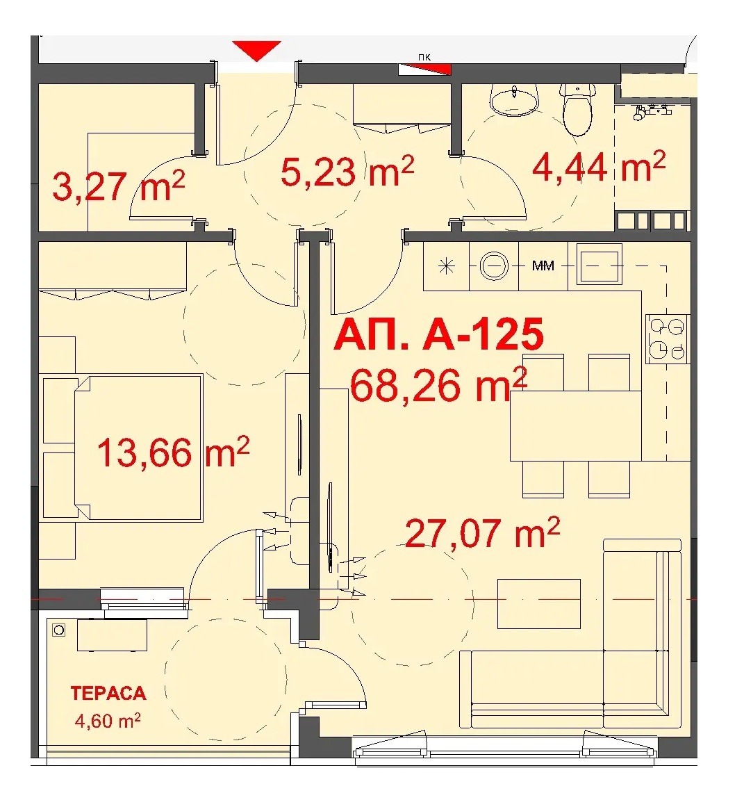 Продава 2-СТАЕН, гр. Бургас, Славейков, снимка 10 - Апартаменти - 54051365