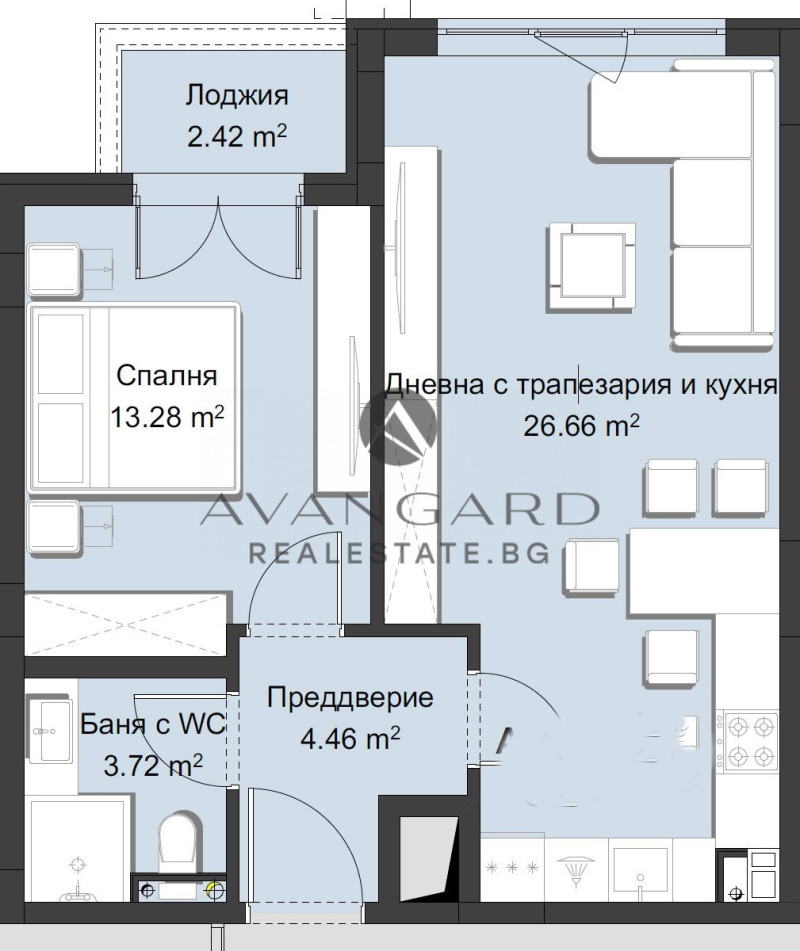 Продава 2-СТАЕН, гр. Пловдив, Христо Смирненски, снимка 2 - Апартаменти - 47036681
