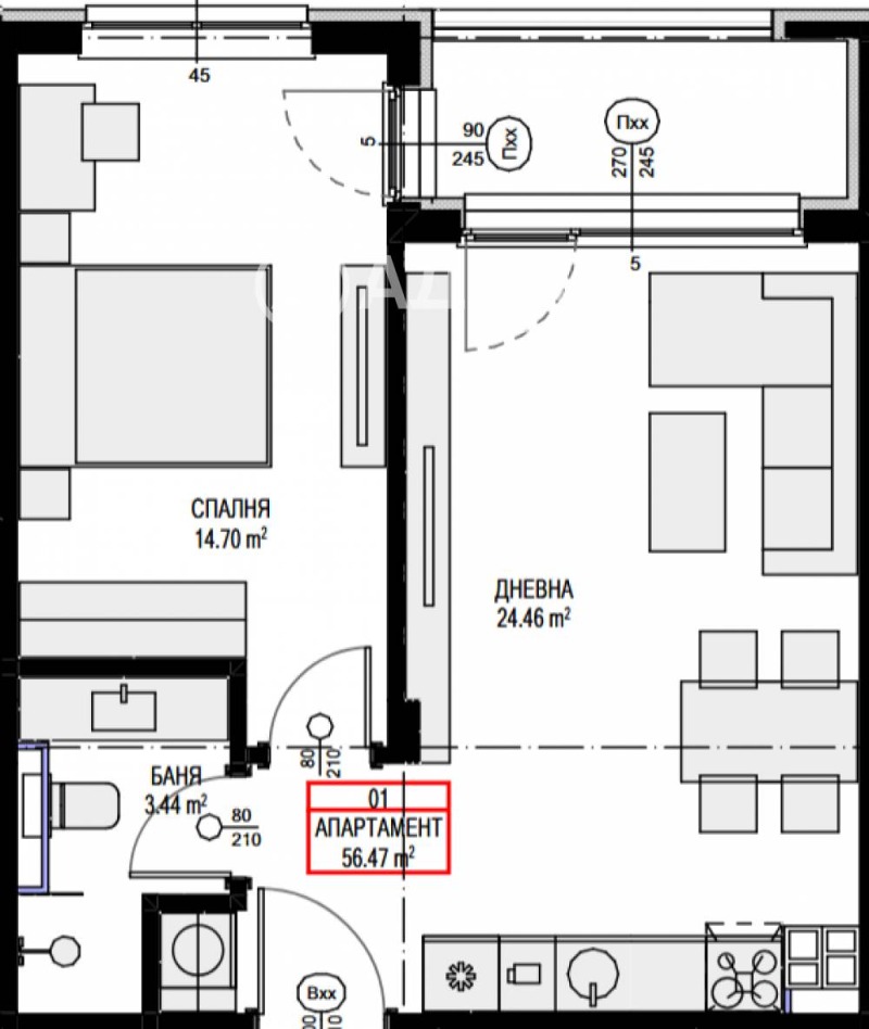 Продава 2-СТАЕН, гр. София, Овча купел 2, снимка 3 - Апартаменти - 52391960