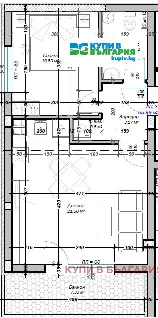 Продава 2-СТАЕН, гр. Варна, Изгрев, снимка 10 - Апартаменти - 53104344
