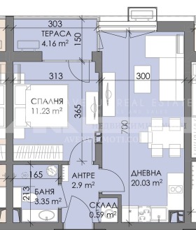 1 спаваћа соба Меден рудник - зона Б, Бургас 1