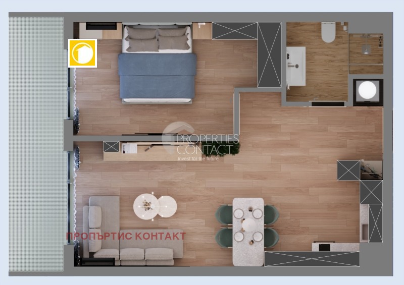 Продава 2-СТАЕН, гр. Свети Влас, област Бургас, снимка 8 - Апартаменти - 53019308