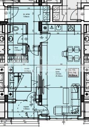 Myytävänä  1 makuuhuone Plovdiv , Hristo Smirnenski , 76 neliömetriä | 10496575 - kuva [2]