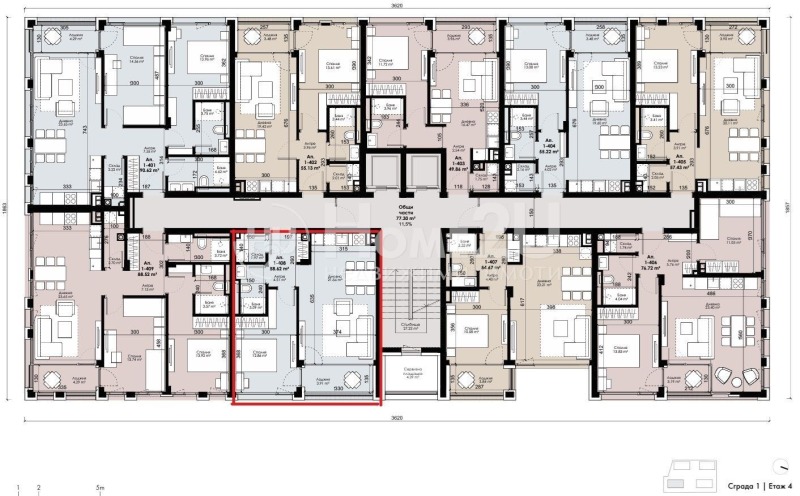 Продава 2-СТАЕН, гр. Костинброд, област София област, снимка 2 - Апартаменти - 53005850