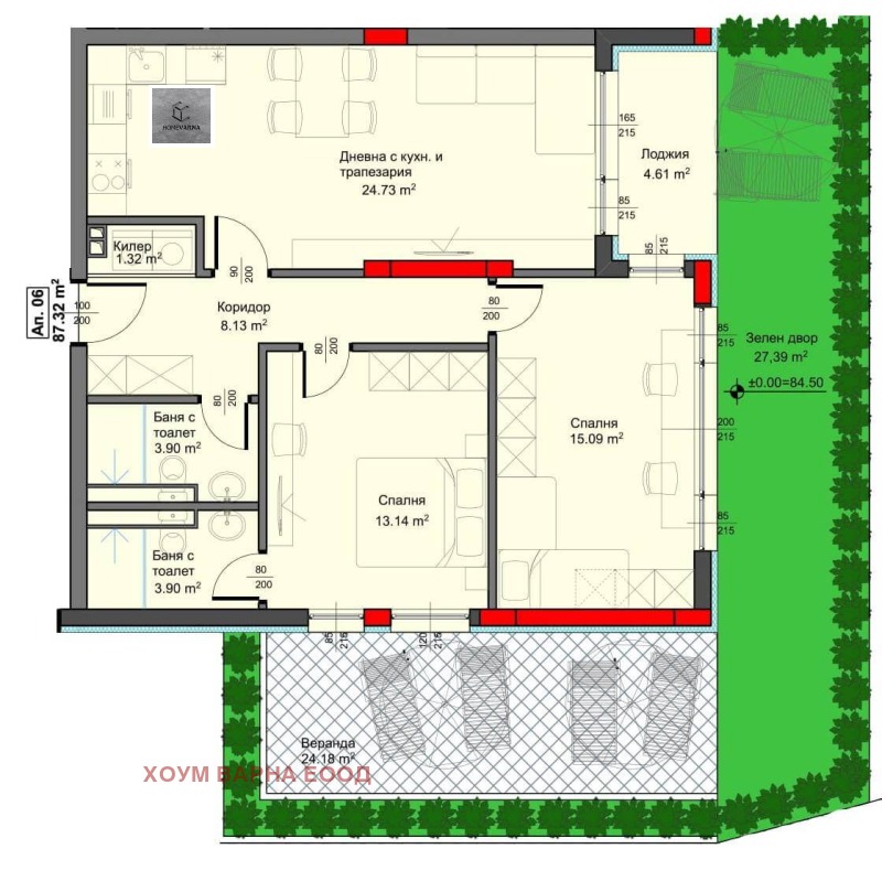 Zu verkaufen  2 Schlafzimmer Warna , Asparuhowo , 149 qm | 54766286