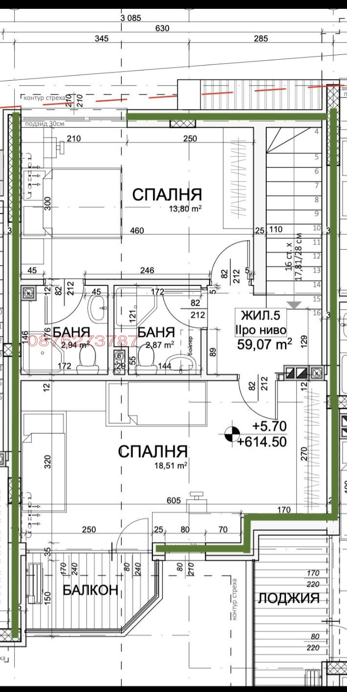 Продава 4-СТАЕН, гр. София, Кръстова вада, снимка 2 - Aпартаменти - 48109501