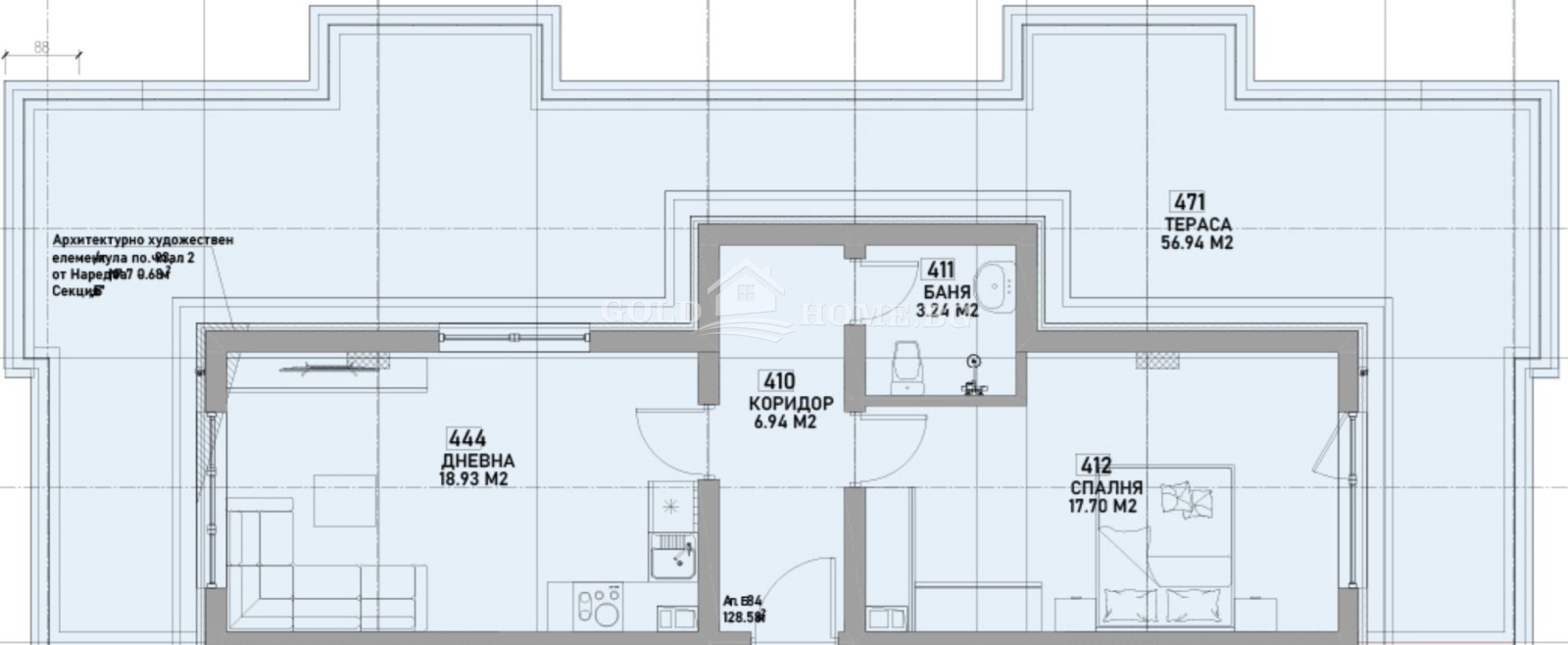 Продава 2-СТАЕН, гр. Пловдив, Южен, снимка 2 - Апартаменти - 55402876