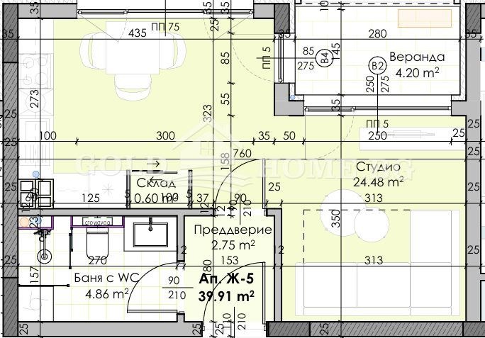 Продава 1-СТАЕН, гр. Пловдив, Остромила, снимка 4 - Апартаменти - 55569971