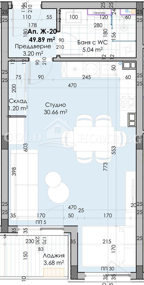 Продава 1-СТАЕН, гр. Пловдив, Остромила, снимка 9 - Апартаменти - 55569971