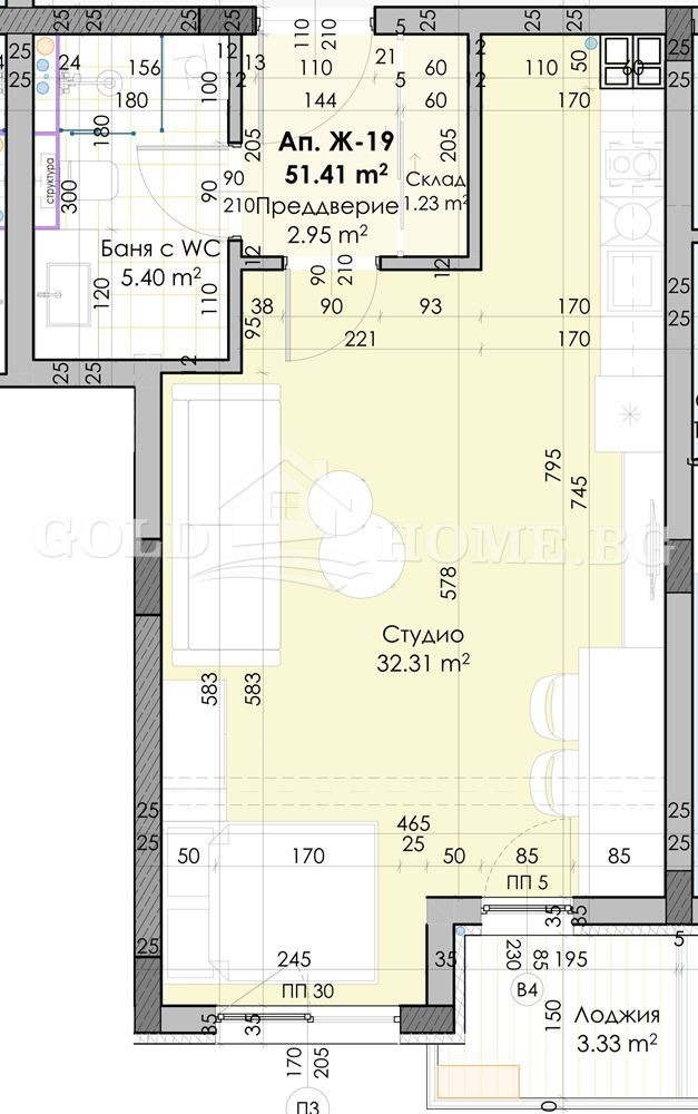 Продава 1-СТАЕН, гр. Пловдив, Остромила, снимка 10 - Апартаменти - 55569971