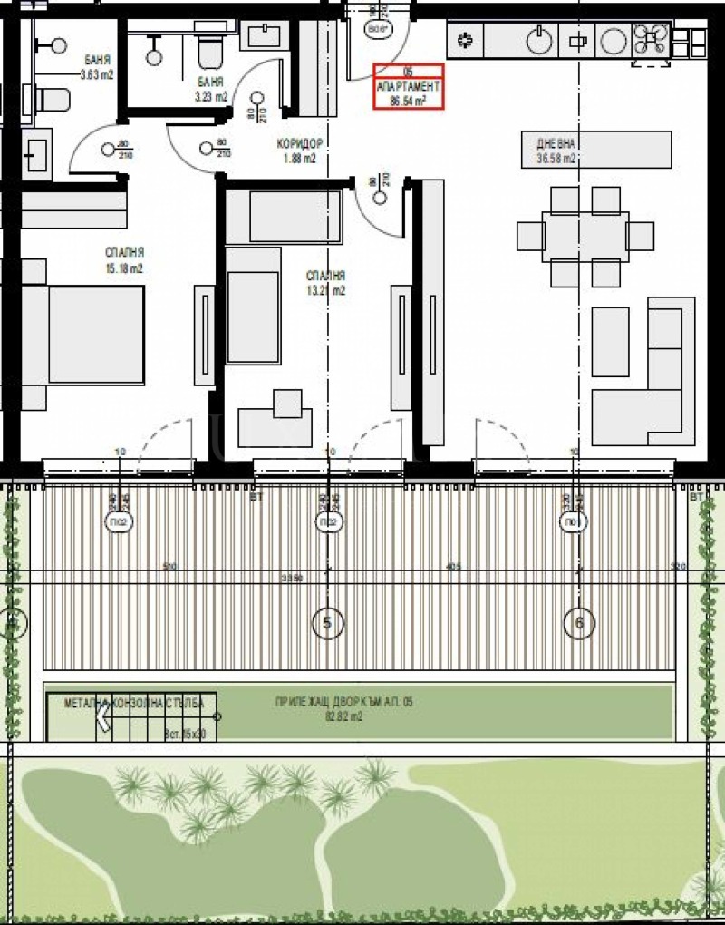 In vendita  2 camere da letto Sofia , Pancharevo , 100 mq | 22273308 - Immagine [3]