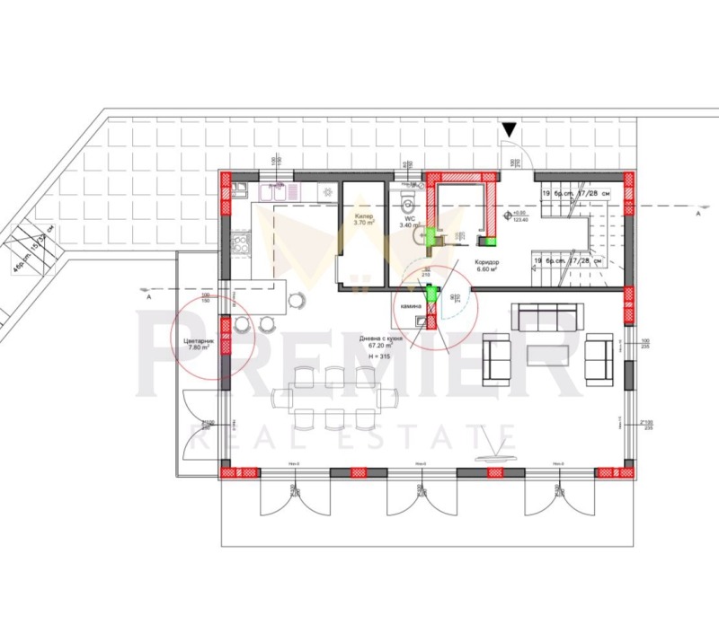 Продава КЪЩА, гр. Варна, м-т Горна Трака, снимка 6 - Къщи - 52443351