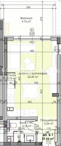 Продава  1-стаен град Пловдив , Остромила , 44 кв.м | 46858645 - изображение [3]