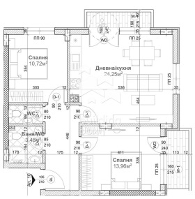 Продава 3-стаен град Варна м-т Сотира - [1] 